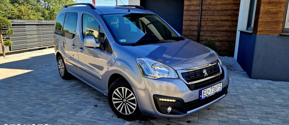 Peugeot Partner cena 43000 przebieg: 151000, rok produkcji 2016 z Łódź małe 232